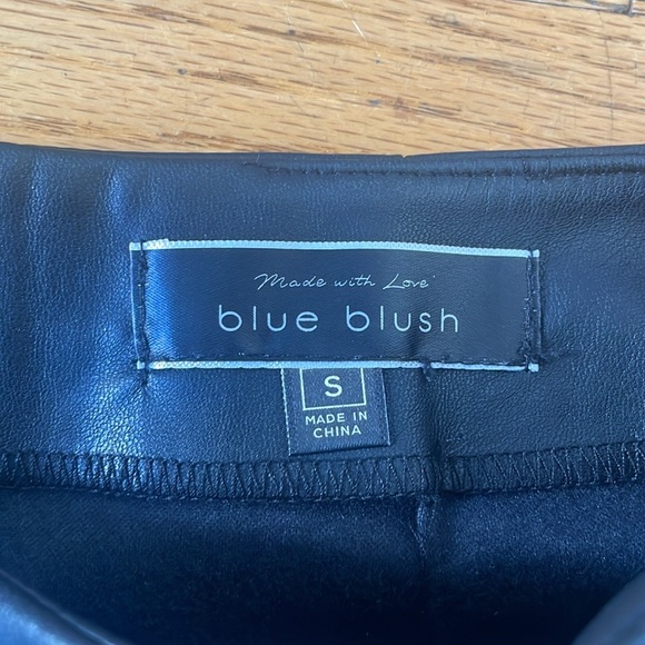 Blue Blush Mini Skirt with Slit - Picture 3 of 3